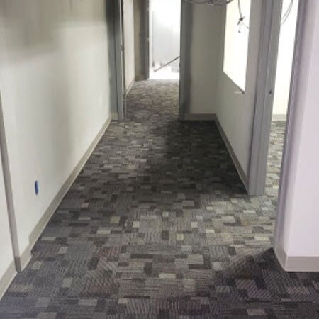 Carpeted hallway flooring from MFGS Carpet and Vinyl located in Regina, SK
